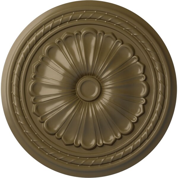 Ekena Millwork Alexa Ceiling Medallion (Fits Canopies up to 2 7/8"), 20 1/2"OD x 1 7/8"P, Mississippi Mud CM20ALMMF - main